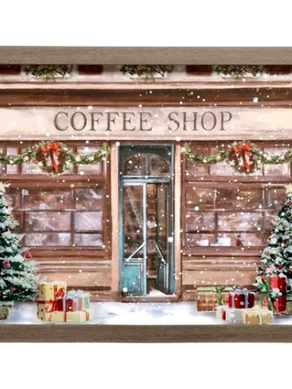 Viral Hobby Lobby Christmas Coffee Shop Framed Wall Art Decor